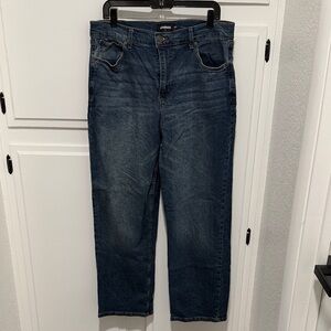 RSQ Relaxed Fit Dark Blue Jeans